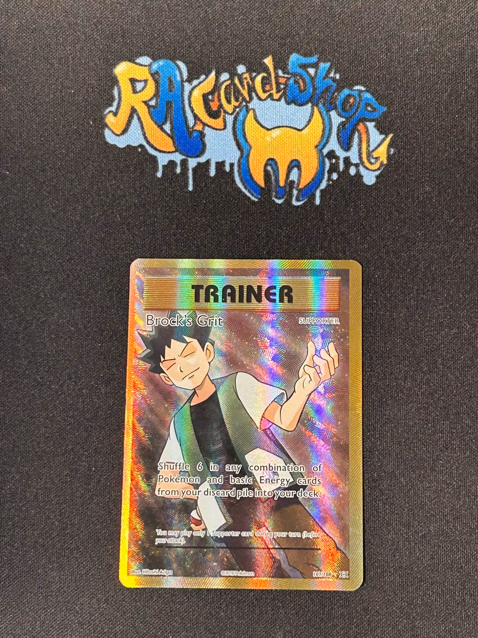Brocks Grit Ultra Rare 107/108 Evolutions Pokemon