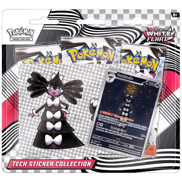 White Flare Tech Sticker Collection Pokemon
