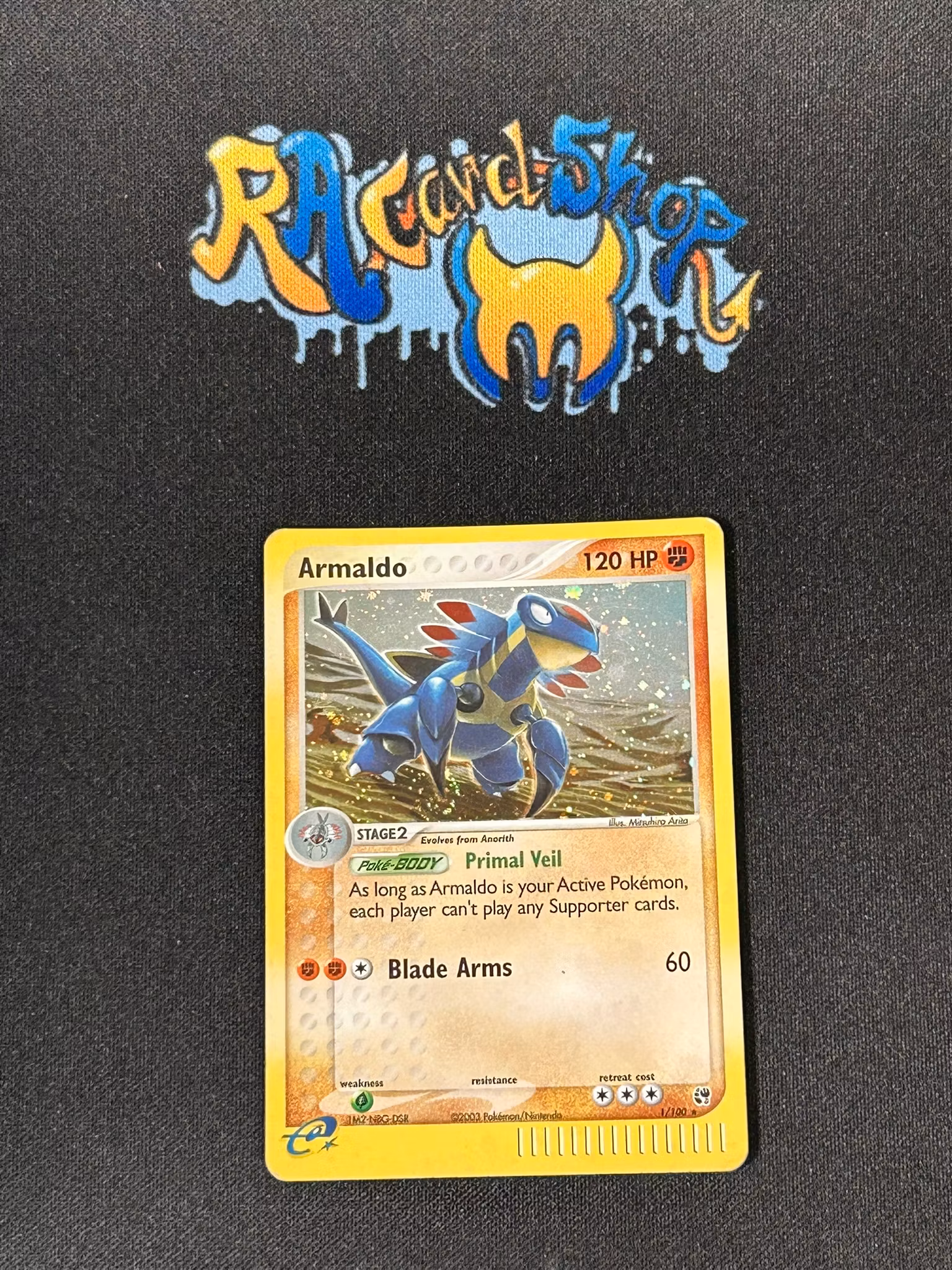 Armaldo Holo Rare 1/100 EX Sandstorm Pokemon