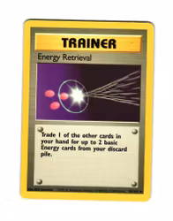 Energy Retrieval Uncommon 81/102 Base Set Pokemon