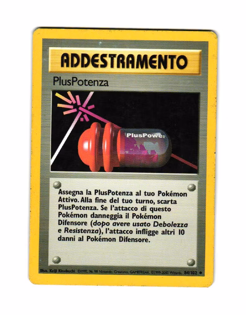 PlusPower Uncommon 84/102 Base Set Pokemon TCG