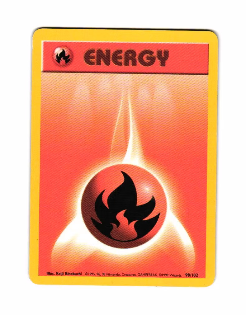 Fire Energy 98/102 Base Set Pokemon