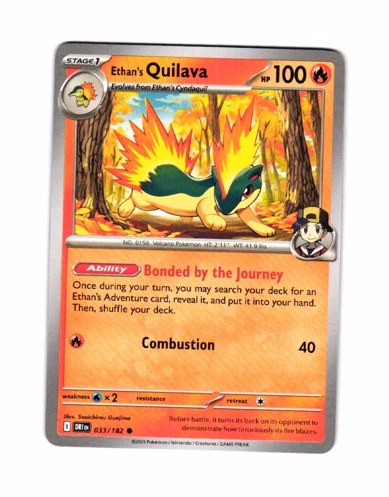 Ethans Quilava Common 033/182 Destined Rivals Pokemon