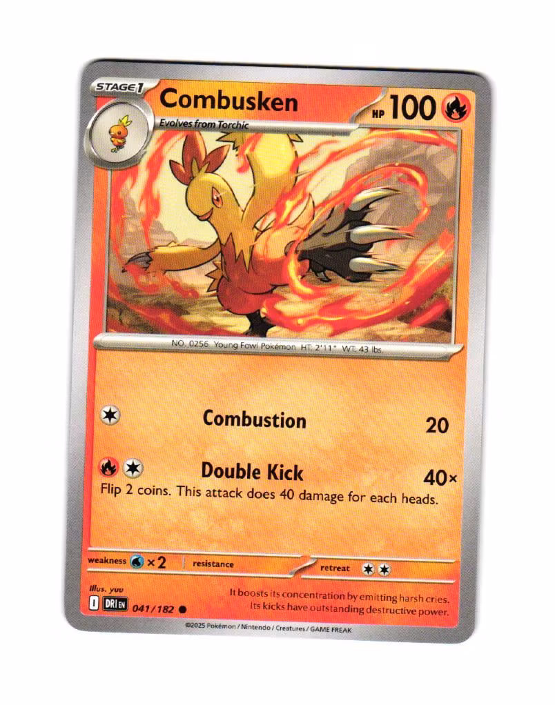 Combusken Common 041/182 Destined Rivals Pokemon