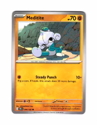 Meditite Common 099/182 Destined Rivals Pokemon