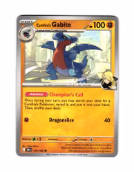 Cynthias Gabite Common 103/182 Destined Rivals Pokemon