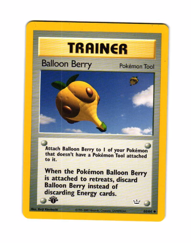 Balloon Berry Uncommon 60/64 Neo Revelation 1st Edition Pokemon