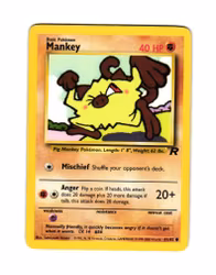 Mankey Common 61/82 Team Rocket Pokemon