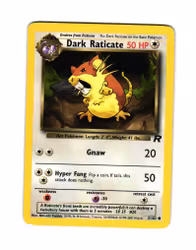Dark Raticate Common 51/82 Team Rocket Pokemon