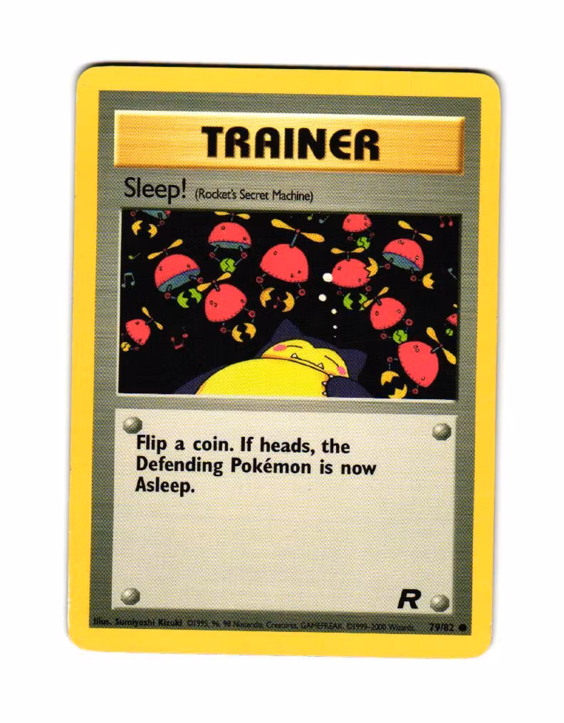 Sleep Common 79/82 Team Rocket Pokemon