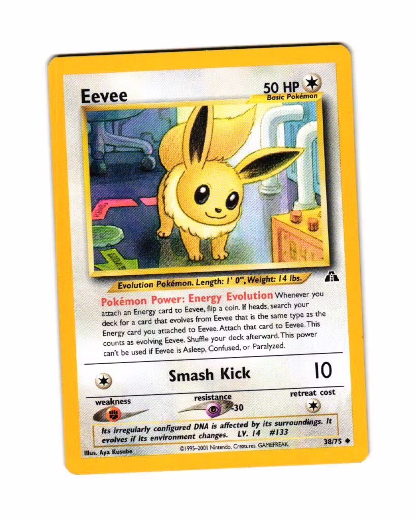 Eevee Uncommon 38/75 Neo Discovery Pokemon