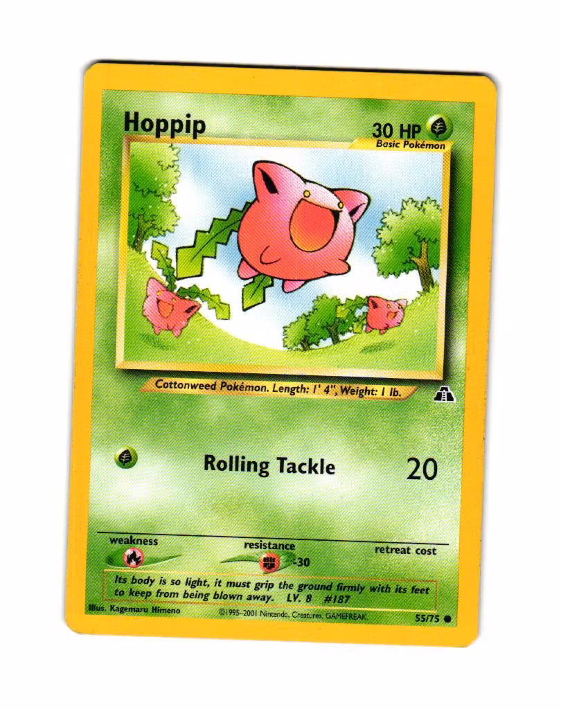 Hopip Common 55/75 Neo Discovery Pokemon