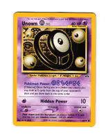 Unown O Common 69/75 Neo Discovery Pokemon