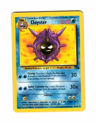Cloyster Uncommon 32/62 Fossil Pokemon TCG