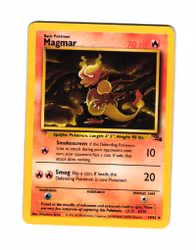 Magmar Uncommon 39/62 Fossil Pokemon TCG