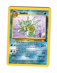 Seadra Uncommon 42/62 Fossil Pokemon TCG