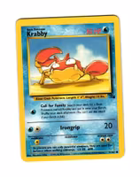 Krabby Common 51/62 Fossil Pokemon