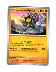 Cornerstone Mask Ogerpon Uncommon 111/182 Destined Rivals Pokemon