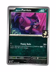 Marnies Purrloin Common 130/182 Destined Rivals Pokemon