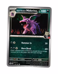 Team Rockets Nidorino Common 118/182 Destined Rivals Pokemon