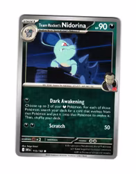 Team Rockets Nidorina Common 115/182 Destined Rivals Pokemon