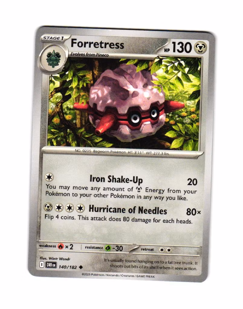 Forretress Uncommon 140/182 Destined Rivals Pokemon