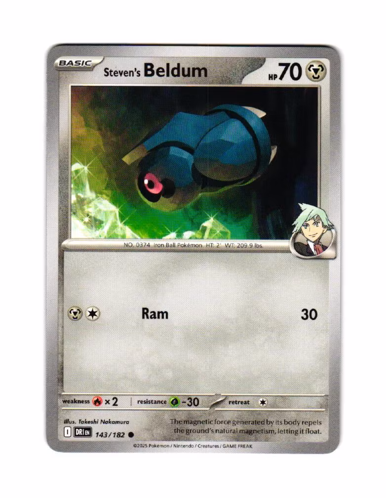 Stevens Beldum Common 143/182 Destined Rivals Pokemon