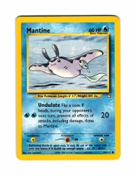 Mantine Common 64/111 Neo Genesis Pokemon