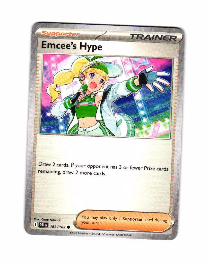 Emcees Hype Common 163/182 Destined Rivals Pokemon