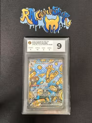 Gholdengo ex 164 Special illustration rare Pokemon Graded Card 9 RaukCard