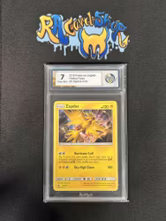 Zapdos 24 Holo Hidden Fates Pokemon Graded Card 7 RaukCard