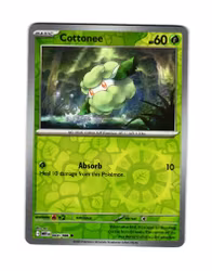 Cottonee Reverse Holo Common 004/086 White Flare Pokemon