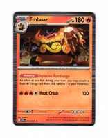 Emboar Holo Rare 013/086 White Flare Pokemon