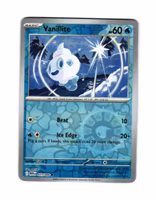 Vanillite Reverse Holo Common 027/086 White Flare Pokemon