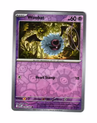 Woobat Reverse Holo Common 036/086 White Flare Pokemon