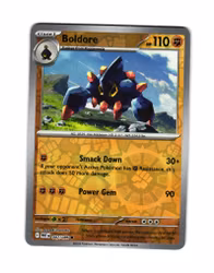 Boldore Reverse Holo Common 047/086 White Flare Pokemon