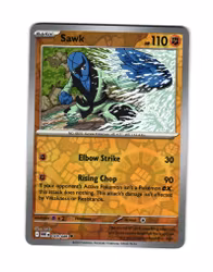 Sawk Reverse Holo Uncommon 049/086 White Flare Pokemon