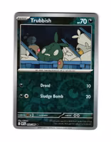 Trubbish Reverse Holo Common 059/086 White Flare Pokemon
