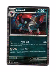 Zoroark Holo Rare 062/086 White Flare Pokemon