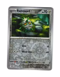 Ferroseed Reverse Holo Common 068/086 White Flare Pokemon