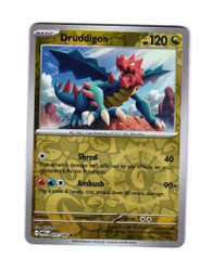 Druddigon Reverse Holo Uncommon 071/086 White Flare Pokemon