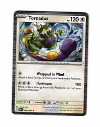 Tornadus Holo Rare 078/086 White Flare Pokemon