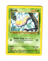 Weedle Common 100/130 Base Set 2 Pokemon