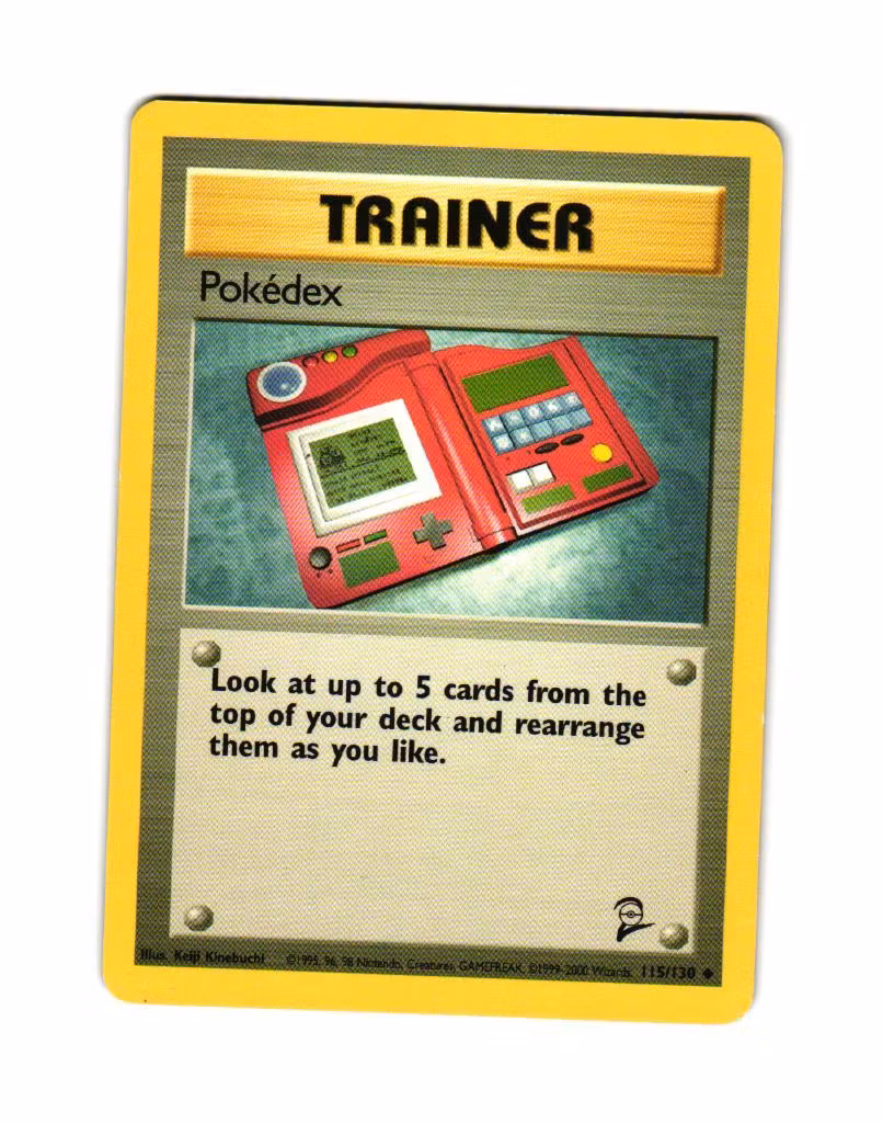 Pokedex Uncommon 115/130 Base Set 2 Pokemon