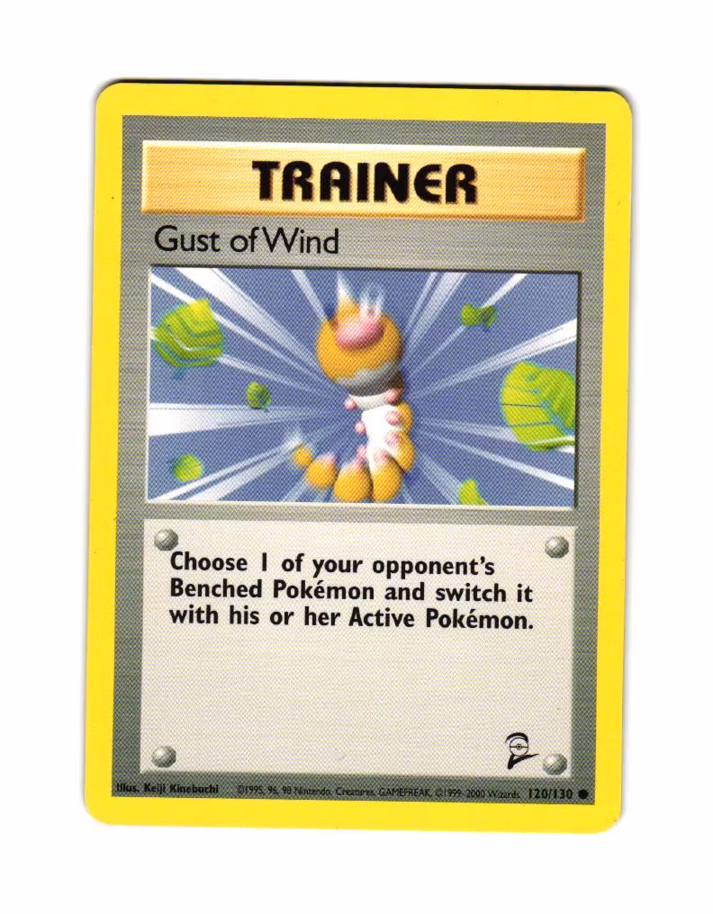 Gust of Wind Common 120/130 Base Set 2 Pokemon