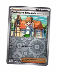 Professors Research Reverse Holo Uncommon 085/086 Black Bolt Pokemon