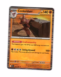 Conkeldurr Holo Rare 049/086 Black Bolt Pokemon