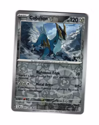 Cobalion Reverse  Holo Rare 066/086 Black Bolt Pokemon