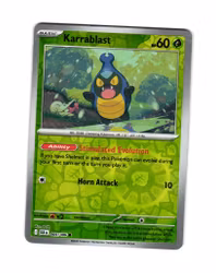 Karrablast Reverse Holo Common 009/086 Black Bolt Pokemon