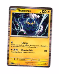 Thundurus Holo Rare 033/086 Black Bolt Pokemon